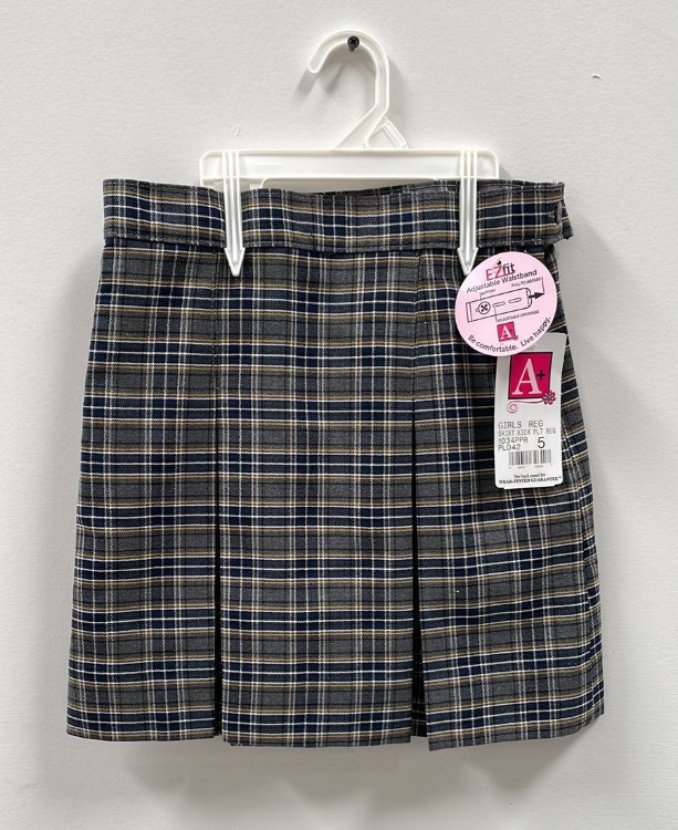 Picture of Plaid 2-Pleat Skirt