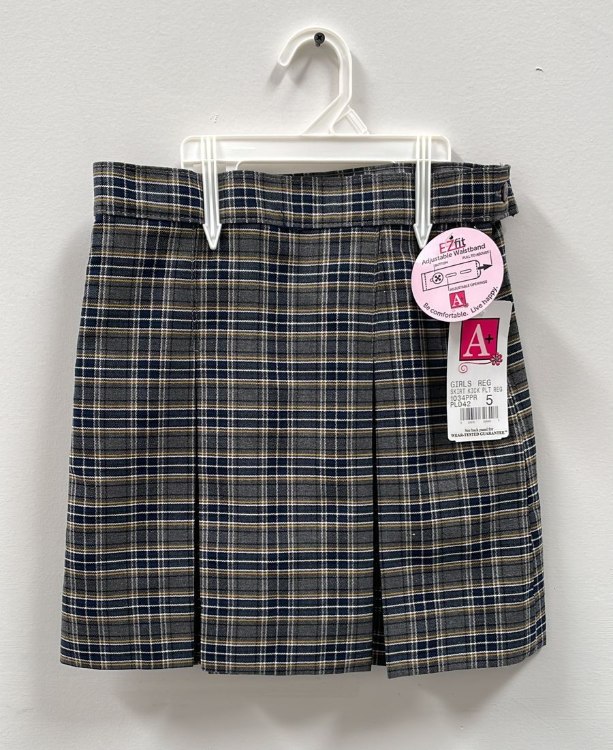 Picture of Plaid 4-Pleat Skirt