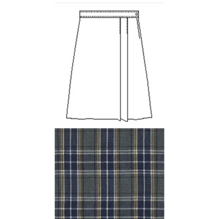 Picture of Plaid 42 Polyester 2-Pleat Skort