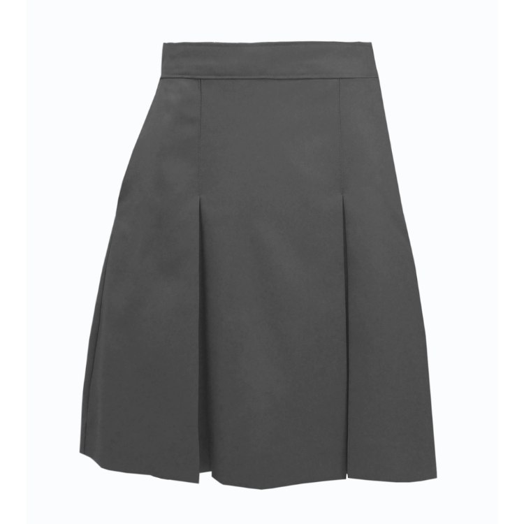 Picture of Grey Polyester 4-Pleat Skirt