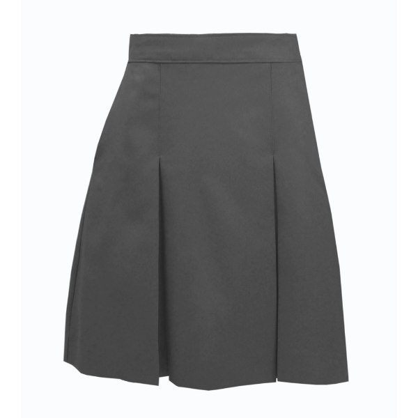 Medium Grey Polyester 2-Pleat Skirt - Master Dei Uniforms