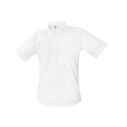 Picture of White Oxford Short Sleeve Male Shirt