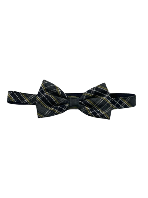 Picture of Velcro Closure Plaid 42 Bow Tie