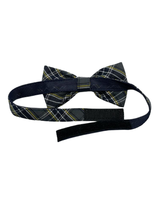 Picture of Velcro Closure Plaid 42 Bow Tie
