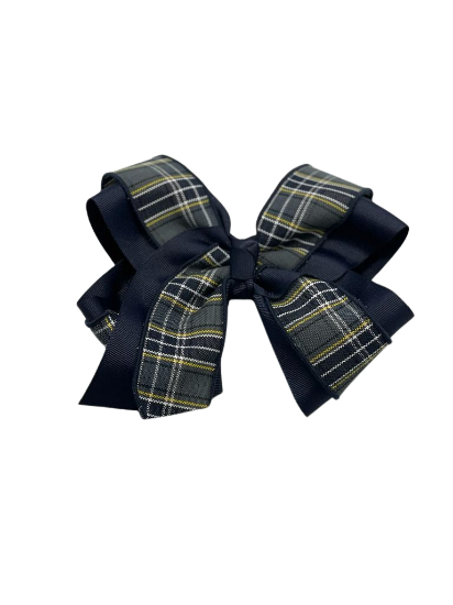 Picture of Jumbo Plaid 42 & Ribbon Bow