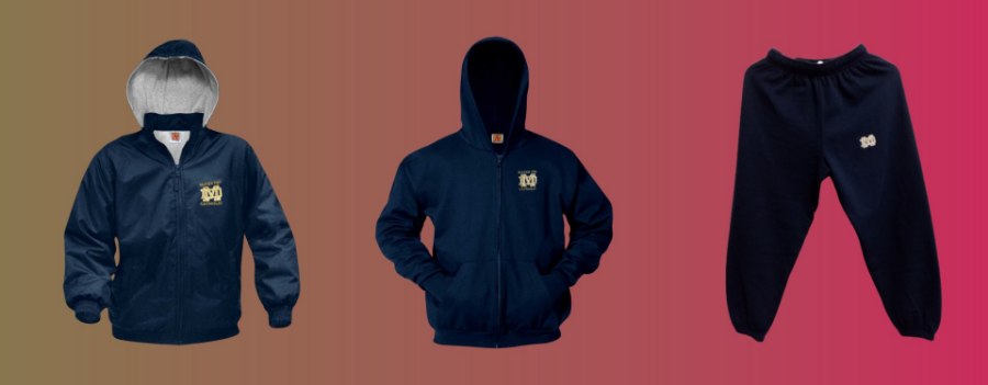 Sweatshirt, Pants, and Nylon/Fleece Jacket now available. Sweatshirt, Pants, and Nylon/Fleece Jacket now available.