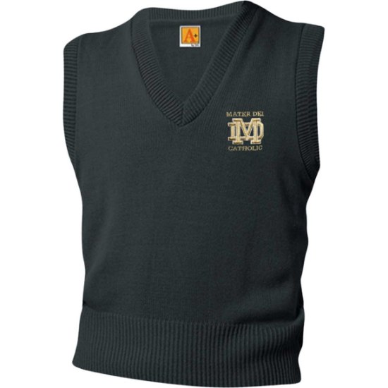 Picture of Charcoal Heather MD Jersey V-Neck Pullover Vest