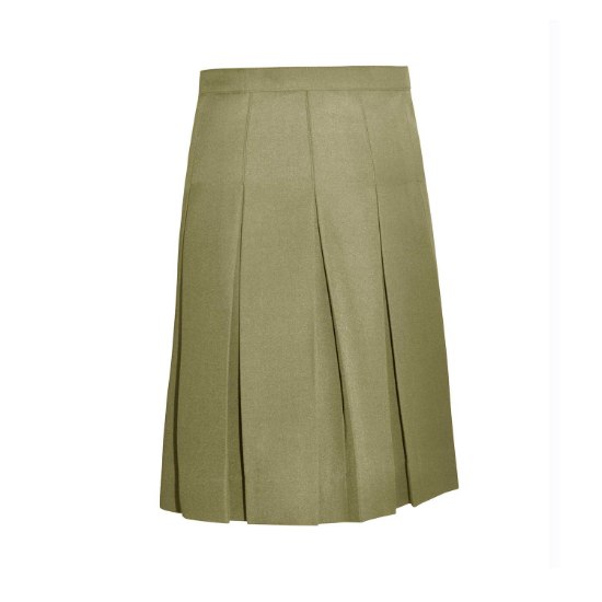 Picture of Blend Khaki Box Pleats Reg Skirt