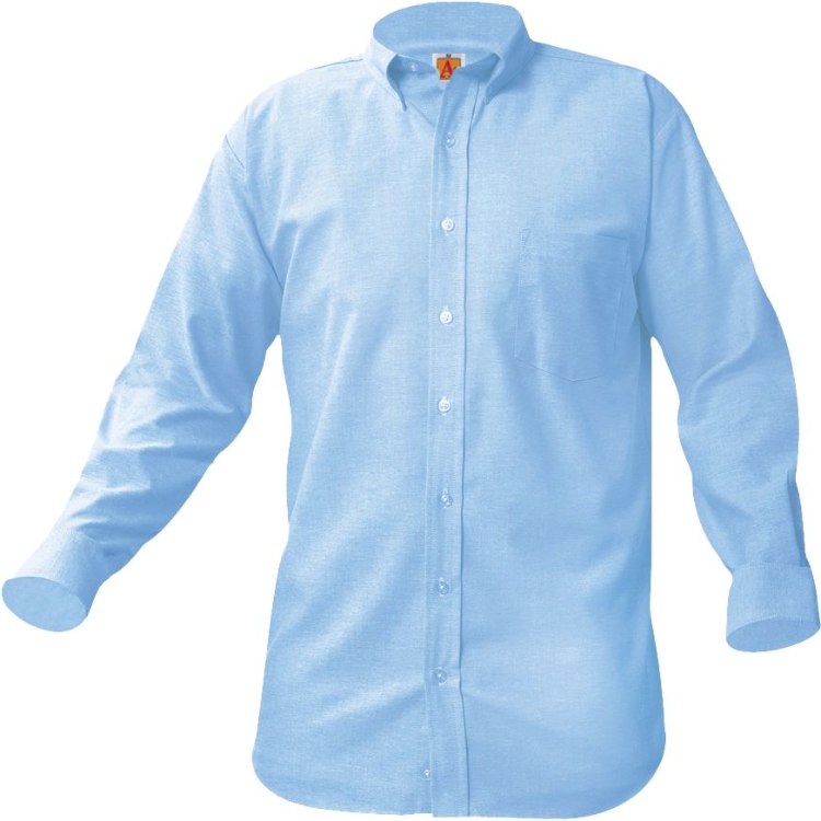 Picture of Blue LS Oxford Boy/Men Dress Shirt
