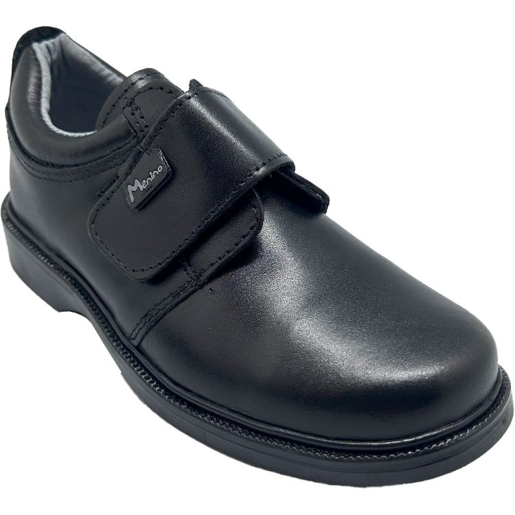 Picture of Leather Moc-Toe Strap Loafers
