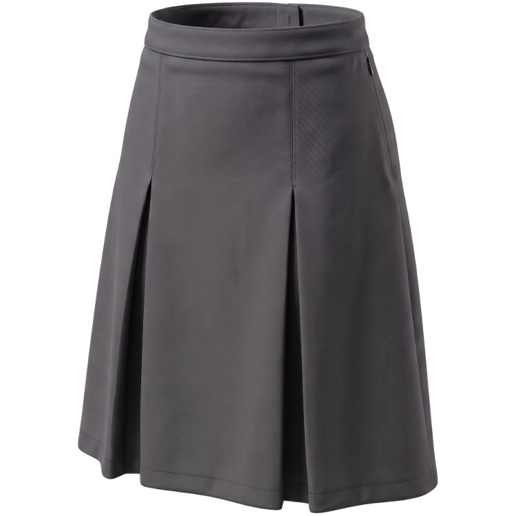 Picture of Grey Polyester 4-Pleat Skirt