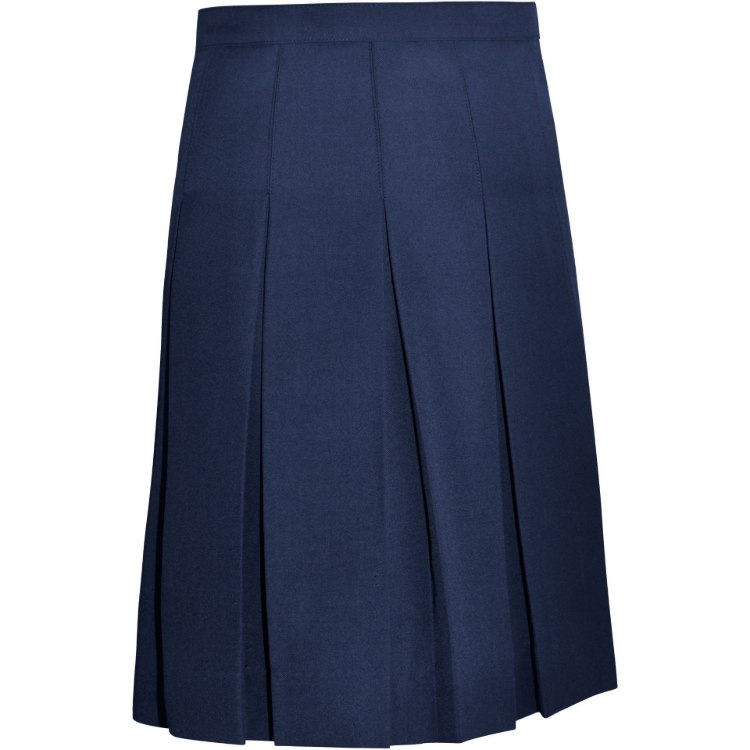 Picture of Navy Box Pleats Skirt